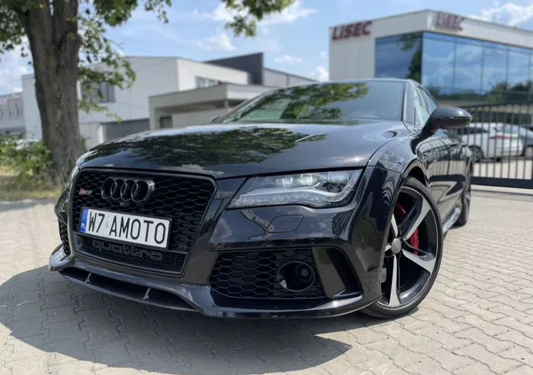 Audi RS7 cena 194000 przebieg: 69000, rok produkcji 2014 z Warszawa małe 277